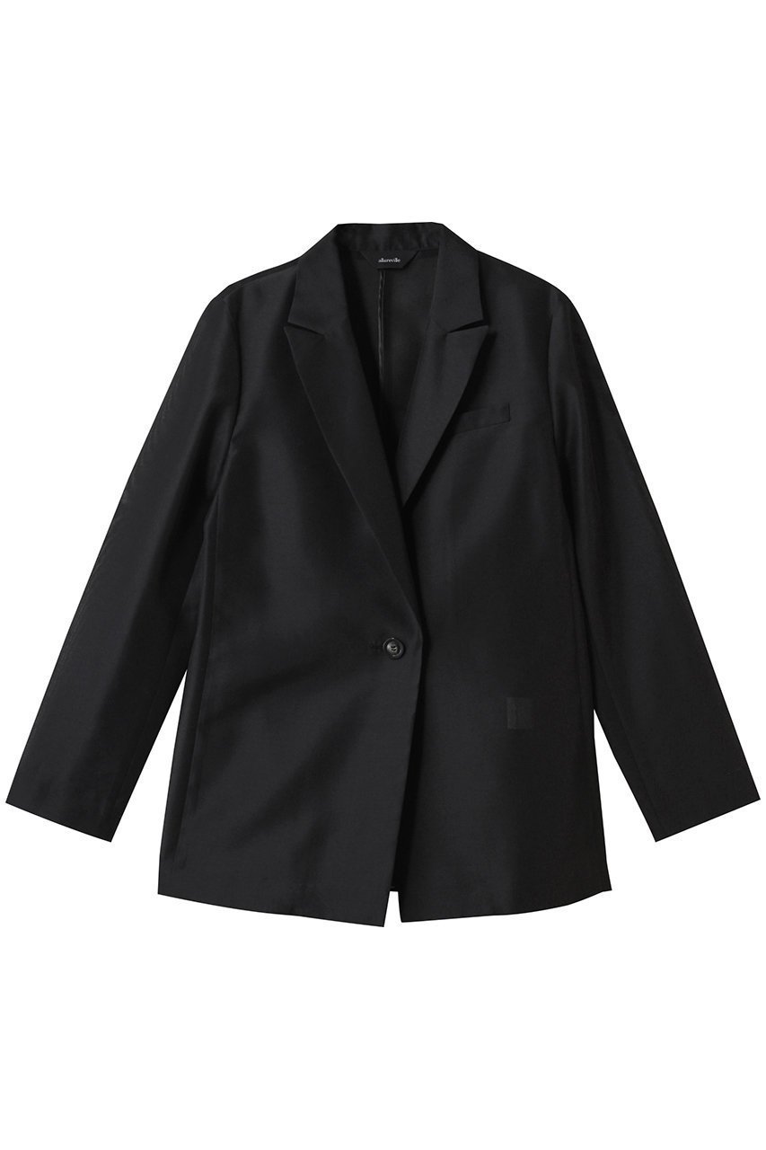 【アルアバイル/allureville】のライトオーガンジーシアージャケット インテリア・キッズ・メンズ・レディースファッション・服の通販 founy(ファニー) 　ファッション　Fashion　レディースファッション　Fashion for Women　アウター　Coat / Outerwear Collection　レディースジャケット・軽アウター　Jackets　エアリー　Airy Texture　オーガンジー　Organza Fabric　ジャケット　Jacket, Outerwear　エレガント 上品　Elegant　再入荷　Restock / Back in Stock　夏　Summer　春　Spring　S/S・春夏　SS, Spring/Summer, Warm Season　ブラック|ID: prp329100004485203 ipo3291000000032707160