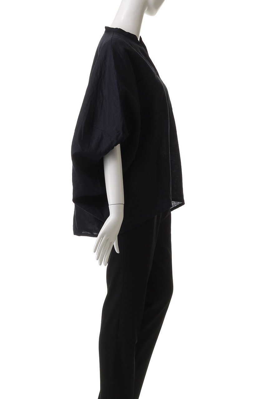 【ミズイロ インド/mizuiro ind】のlinen stand collar cocoon shirt シャツ 人気、トレンドファッション・服の通販 founy(ファニー) 　ファッション　Fashion　レディースファッション　Fashion for Women　トップス・カットソー　Cut & Sew Tops　シャツ・ブラウス・オフィスカジュアル　Elegant Blouses & Button-Ups　エアリー　Airy Texture　ショート　Short, Short Length　スタンド　Stand Collar, Upright Stand　スリーブ　Sleeve, Long Sleeve / Short Sleeve　リネン　Linen, Linen Fabric　夏　Summer　春　Spring　S/S・春夏　SS, Spring/Summer, Warm Season　other-3|ID: prp329100004485204 ipo3291000000032523656