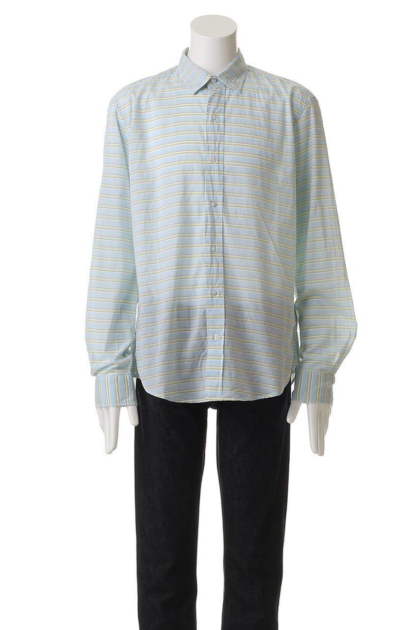 【フランク&アイリーン/Frank&Eileen / MEN】の【MEN】FINBAR イタリアンコットン マルチボーダーシャツ 人気、トレンドファッション・服の通販 founy(ファニー) 　ファッション　Fashion　メンズファッション　MEN　スリーブ　Sleeve　バランス　Balance　ボーダー　Border　ロング　Long　エレガント 上品　Elegant　夏　Summer　ビジネス 仕事 通勤　Business　other-2|ID: prp329100004485208 ipo3291000000031616406