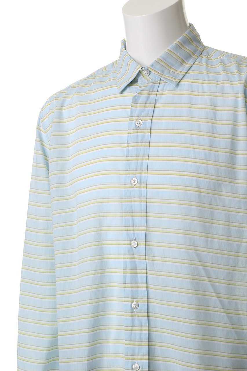 【フランク&アイリーン/Frank&Eileen / MEN】の【MEN】FINBAR イタリアンコットン マルチボーダーシャツ 人気、トレンドファッション・服の通販 founy(ファニー) 　ファッション　Fashion　メンズファッション　MEN　スリーブ　Sleeve　バランス　Balance　ボーダー　Border　ロング　Long　エレガント 上品　Elegant　夏　Summer　ビジネス 仕事 通勤　Business　other-5|ID: prp329100004485208 ipo3291000000031616409
