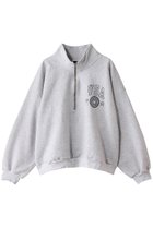 【シシ/sisii】の【UNISEX】クロップドハーフジップハイネックスウェット P YSA アッシュ|ID: prp329100004485213 ipo3291000000032854158