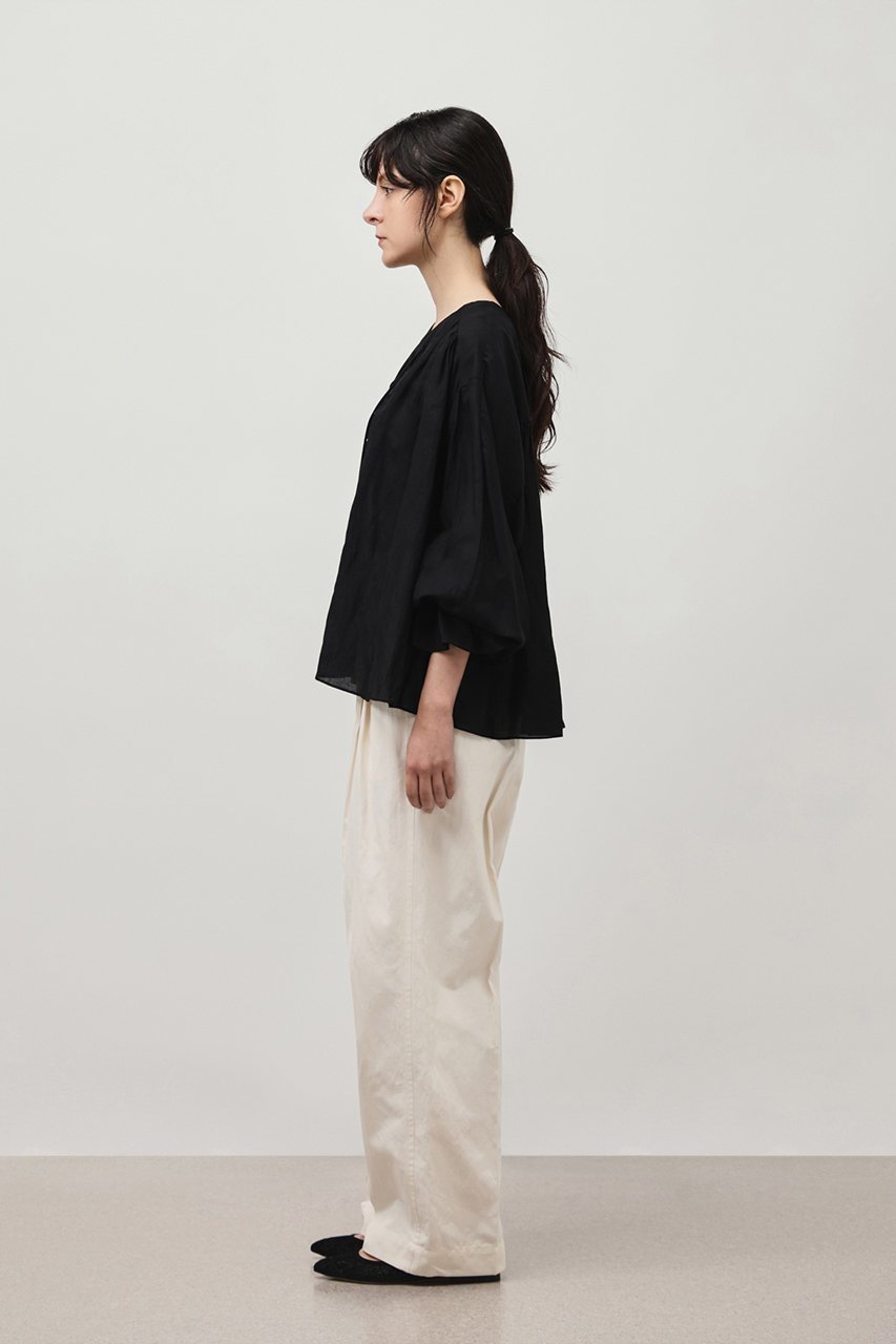 【デパリエ/DEPAREILLE】のリネンレースアップブラウス 人気、トレンドファッション・服の通販 founy(ファニー) 　ファッション　Fashion　レディースファッション　WOMEN　トップス・カットソー　Tops/Tshirt　シャツ/ブラウス　Shirts/Blouses　シアー　Sheer　スリーブ　Sleeve　リネン　Linen　レース　Race　ロング　Long　再入荷　Restock/Back In Stock/Re Arrival　夏　Summer　定番　Standard　春　Spring　S/S・春夏　Ss・Spring/Summer　other-7|ID: prp329100004485225 ipo3291000000032245260