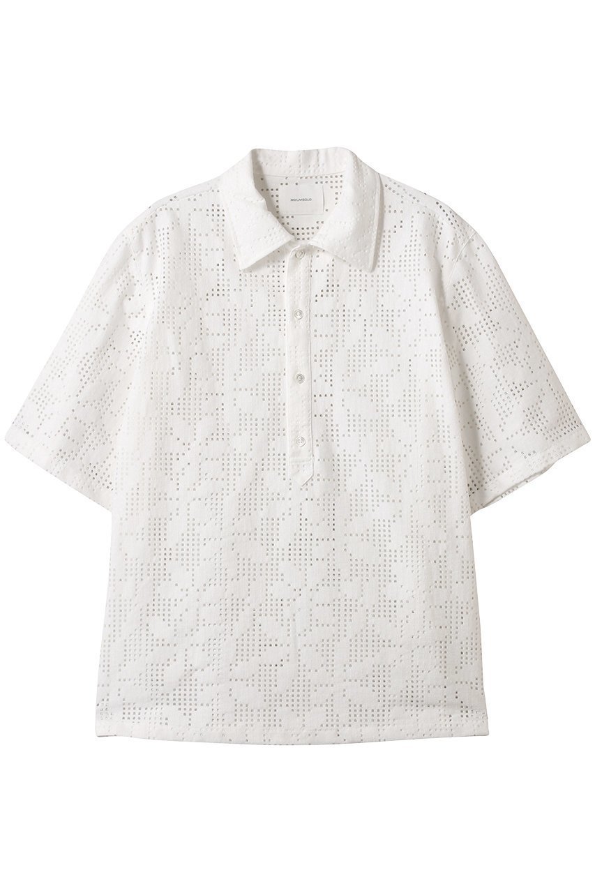 【ミディウミソリッド/MIDIUMISOLID / MEN】の【MEN】lace polo-shirt ポロシャツ 人気、トレンドファッション・服の通販 founy(ファニー) 　ファッション　Fashion　メンズファッション　MEN　ボトム　Bottom　ポロシャツ　Polo Shirt　レース　Race　ワーク　Work　半袖　Short Sleeve　夏　Summer　NEW・新作・新着・新入荷　New Arrivals　 other-1|ID: prp329100004485233 ipo3291000000031616615