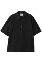 【ミディウミソリッド/MIDIUMISOLID / MEN】の【MEN】lace polo-shirt ポロシャツ black|ID: prp329100004485233 ipo3291000000035057770