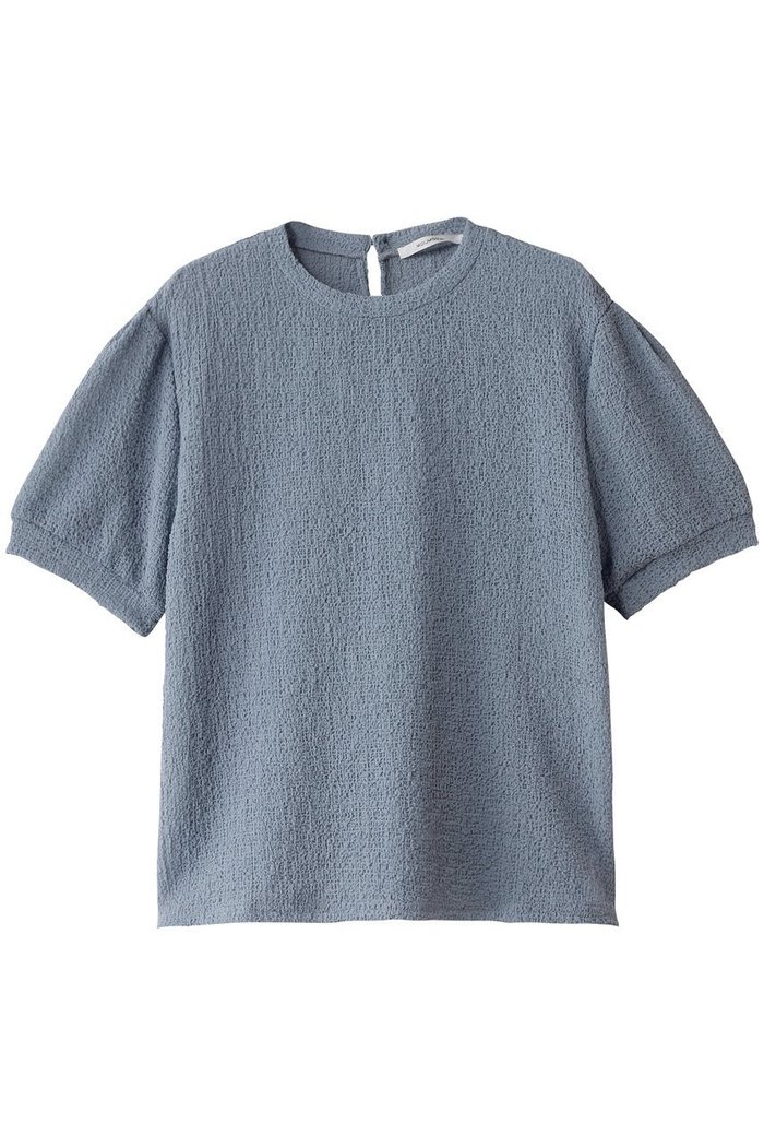 【ミディウミソリッド/MIDIUMISOLID】のsheer crew neck puff slv P/O.S プルオーバー インテリア・キッズ・メンズ・レディースファッション・服の通販 founy(ファニー) https://founy.com/ ファッション Fashion レディースファッション Fashion for Women トップス・カットソー Cut & Sew Tops シャツ・ブラウス・オフィスカジュアル Elegant Blouses & Button-Ups カジュアルプルオーバー・ニットトップス Pullovers & Knit Tops / Casual Pullovers シアー Sheer, See-Through ショート Short, Short Length スリーブ Sleeve, Long Sleeve / Short Sleeve デニム Denim, Jeans Material フェミニン Feminine, Girly ボトム Bottoms, Lower Wear ワッシャー Washer, Crinkled Finish エレガント 上品 Elegant |ID: prp329100004485234 ipo3291000000036140602