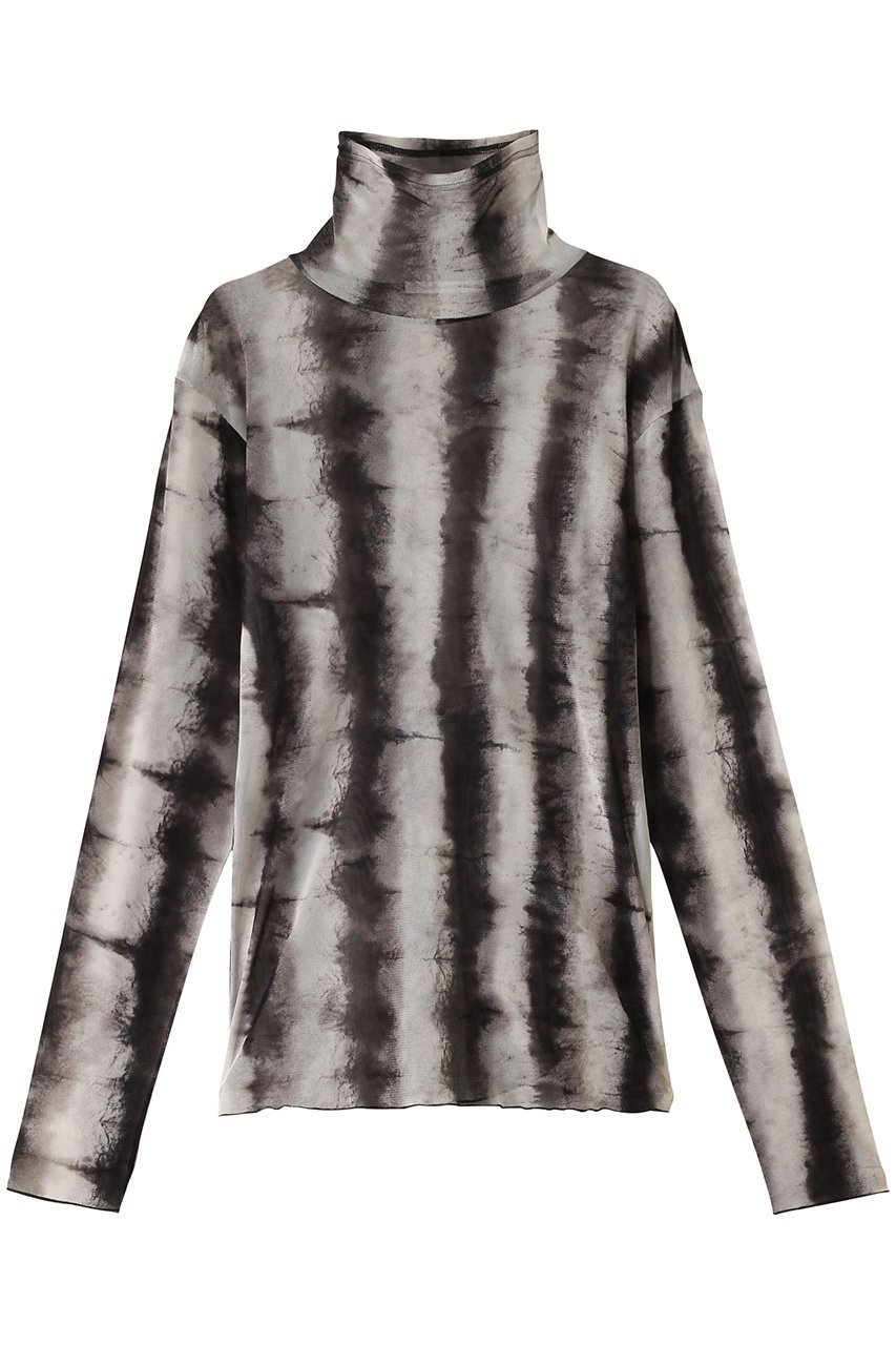 【ミディウミソリッド/MIDIUMISOLID】のh/neck tulle PO プルオーバー インテリア・キッズ・メンズ・レディースファッション・服の通販 founy(ファニー) 　ファッション　Fashion　レディースファッション　Fashion for Women　トップス・カットソー　Cut & Sew Tops　シャツ・ブラウス・オフィスカジュアル　Elegant Blouses & Button-Ups　ロングTシャツ・Tシャツ　Longline T-Shirts & Tees　カジュアルプルオーバー・ニットトップス　Pullovers & Knit Tops / Casual Pullovers　カットソー・ベーシックTシャツ　Cut-and-Sewn Tops / Stretch Tees & Basics　インナー　Innerwear　スリーブ　Sleeve, Long Sleeve / Short Sleeve　ロング　Long, Long-Length　black|ID: prp329100004485235 ipo3291000000032853946