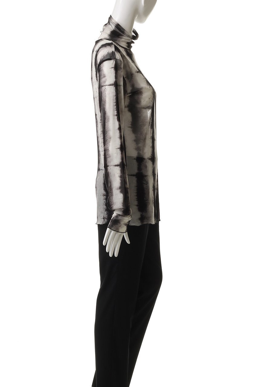 【ミディウミソリッド/MIDIUMISOLID】のh/neck tulle PO プルオーバー 人気、トレンドファッション・服の通販 founy(ファニー) 　ファッション　Fashion　レディースファッション　Fashion for Women　トップス・カットソー　Cut & Sew Tops　シャツ・ブラウス・オフィスカジュアル　Elegant Blouses & Button-Ups　ロングTシャツ・Tシャツ　Longline T-Shirts & Tees　カジュアルプルオーバー・ニットトップス　Pullovers & Knit Tops / Casual Pullovers　カットソー・ベーシックTシャツ　Cut-and-Sewn Tops / Stretch Tees & Basics　インナー　Innerwear　スリーブ　Sleeve, Long Sleeve / Short Sleeve　ロング　Long, Long-Length　other-3|ID: prp329100004485235 ipo3291000000032853956