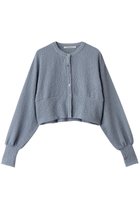 【ミディウミソリッド/MIDIUMISOLID】のsheer crew neck short C/D.S カーディガン l.blue|ID: prp329100004485236 ipo3291000000032853983