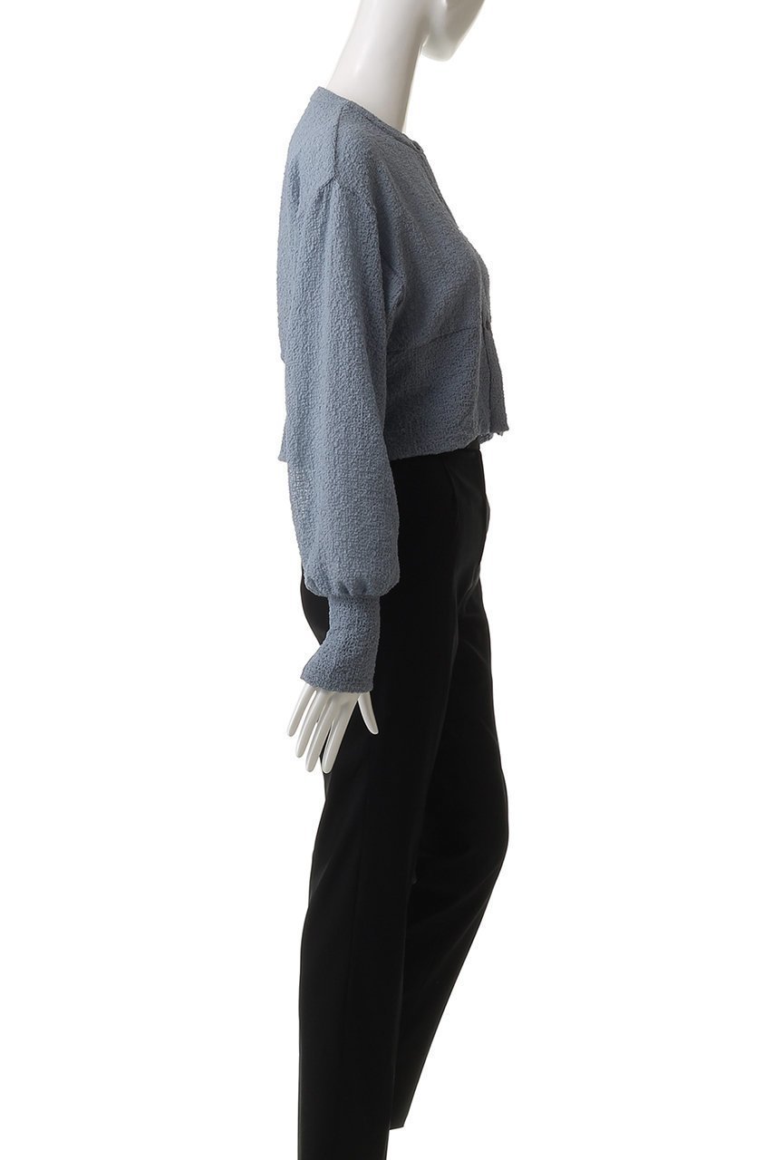 【ミディウミソリッド/MIDIUMISOLID】のsheer crew neck short C/D.S カーディガン 人気、トレンドファッション・服の通販 founy(ファニー) 　ファッション　Fashion　レディースファッション　Fashion for Women　トップス・カットソー　Cut & Sew Tops　カーディガン・羽織り　Layered Style Cardigans　シャツ・ブラウス・オフィスカジュアル　Elegant Blouses & Button-Ups　ロングTシャツ・Tシャツ　Longline T-Shirts & Tees　カットソー・ベーシックTシャツ　Cut-and-Sewn Tops / Stretch Tees & Basics　カーディガン　Cardigan, Knitwear　ギャザー　Gathered, Ruffled　シアー　Sheer, See-Through　トレンド　Trend, Trending Now　夏　Summer　春　Spring　S/S・春夏　SS, Spring/Summer, Warm Season　other-3|ID: prp329100004485236 ipo3291000000032853996