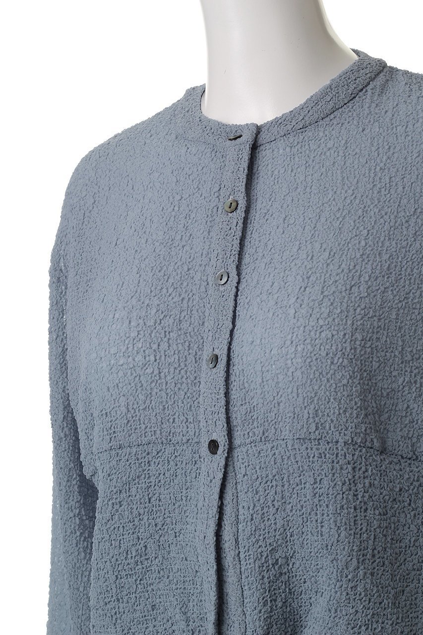 【ミディウミソリッド/MIDIUMISOLID】のsheer crew neck short C/D.S カーディガン 人気、トレンドファッション・服の通販 founy(ファニー) 　ファッション　Fashion　レディースファッション　Fashion for Women　トップス・カットソー　Cut & Sew Tops　カーディガン・羽織り　Layered Style Cardigans　シャツ・ブラウス・オフィスカジュアル　Elegant Blouses & Button-Ups　ロングTシャツ・Tシャツ　Longline T-Shirts & Tees　カットソー・ベーシックTシャツ　Cut-and-Sewn Tops / Stretch Tees & Basics　カーディガン　Cardigan, Knitwear　ギャザー　Gathered, Ruffled　シアー　Sheer, See-Through　トレンド　Trend, Trending Now　夏　Summer　春　Spring　S/S・春夏　SS, Spring/Summer, Warm Season　other-5|ID: prp329100004485236 ipo3291000000032854009