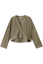 【ミディウミソリッド/MIDIUMISOLID】のsheer voile V/neck CD.S カーディガン khaki|ID: prp329100004485237 ipo3291000000032854026