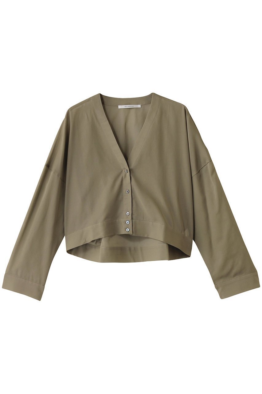 【ミディウミソリッド/MIDIUMISOLID】のsheer voile V/neck CD.S カーディガン インテリア・キッズ・メンズ・レディースファッション・服の通販 founy(ファニー) 　ファッション　Fashion　レディースファッション　Fashion for Women　トップス・カットソー　Cut & Sew Tops　カーディガン・羽織り　Layered Style Cardigans　シャツ・ブラウス・オフィスカジュアル　Elegant Blouses & Button-Ups　カーディガン　Cardigan, Knitwear　スリーブ　Sleeve, Long Sleeve / Short Sleeve　バランス　Balance, Style Balance　ロング　Long, Long-Length　再入荷　Restock / Back in Stock　夏　Summer　春　Spring　S/S・春夏　SS, Spring/Summer, Warm Season　羽織　Haori, Light Jacket　khaki|ID: prp329100004485237 ipo3291000000032854026
