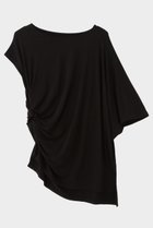 【ル フィル/LE PHIL】のセルロースベア天竺カットソー 人気、トレンドファッション・服の通販 founy(ファニー) ファッション Fashion レディースファッション WOMEN トップス・カットソー Tops/Tshirt シャツ/ブラウス Shirts/Blouses ロング / Tシャツ T-Shirts カットソー Cut and Sewn アシンメトリー Asymmetry カットソー Cut And Sew ギャザー Gather シェイプ Shape ショート Short ジャージー Jersey ストレッチ Stretch スリット Slit スリーブ Sleeve ドレープ Drape 定番 Standard thumbnail ブラック|ID: prp329100004485240 ipo3291000000032243881