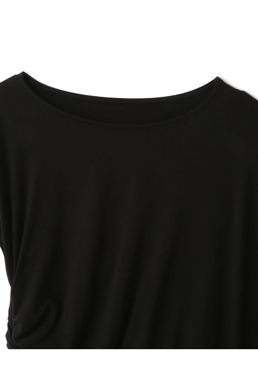 【ル フィル/LE PHIL】のセルロースベア天竺カットソー 人気、トレンドファッション・服の通販 founy(ファニー) 　ファッション　Fashion　レディースファッション　WOMEN　トップス・カットソー　Tops/Tshirt　シャツ/ブラウス　Shirts/Blouses　ロング / Tシャツ　T-Shirts　カットソー　Cut and Sewn　アシンメトリー　Asymmetry　カットソー　Cut And Sew　ギャザー　Gather　シェイプ　Shape　ショート　Short　ジャージー　Jersey　ストレッチ　Stretch　スリット　Slit　スリーブ　Sleeve　ドレープ　Drape　定番　Standard　other-3|ID: prp329100004485240 ipo3291000000032243883