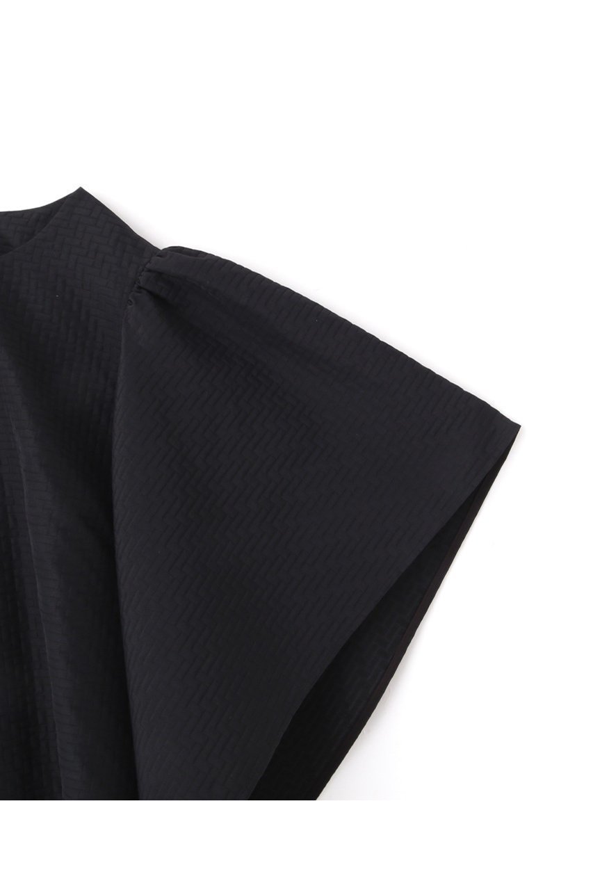 【ル フィル/LE PHIL】のタイルジャカードブラウス 人気、トレンドファッション・服の通販 founy(ファニー) 　ファッション　Fashion　レディースファッション　WOMEN　トップス・カットソー　Tops/Tshirt　シャツ/ブラウス　Shirts/Blouses　ショート　Short　ジャカード　Jacquard　スリット　Slit　スリーブ　Sleeve　バランス　Balance　フレア　Flare　ペプラム　Peplum　other-4|ID: prp329100004485241 ipo3291000000032243893