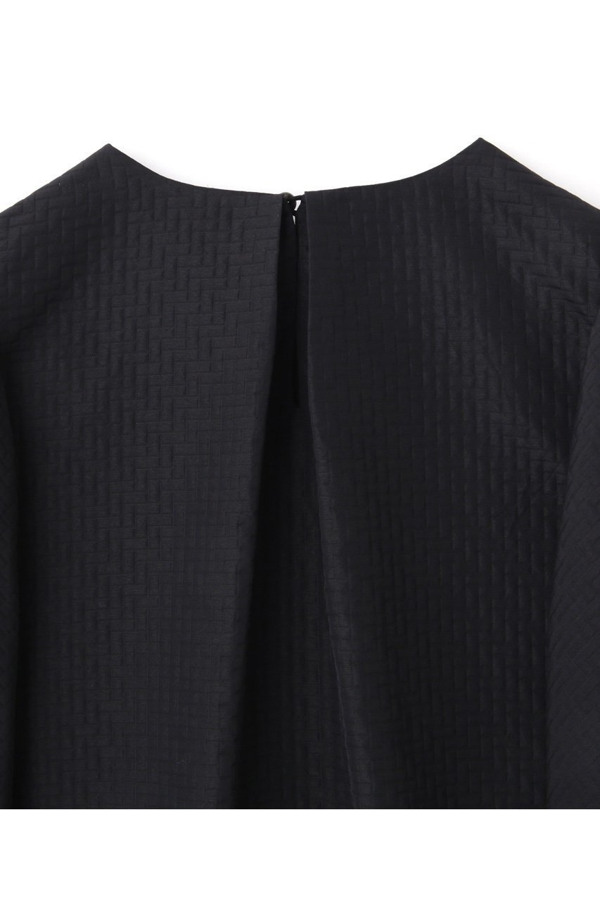 【ル フィル/LE PHIL】のタイルジャカードブラウス 人気、トレンドファッション・服の通販 founy(ファニー) 　ファッション　Fashion　レディースファッション　WOMEN　トップス・カットソー　Tops/Tshirt　シャツ/ブラウス　Shirts/Blouses　ショート　Short　ジャカード　Jacquard　スリット　Slit　スリーブ　Sleeve　バランス　Balance　フレア　Flare　ペプラム　Peplum　other-7|ID: prp329100004485241 ipo3291000000032243896