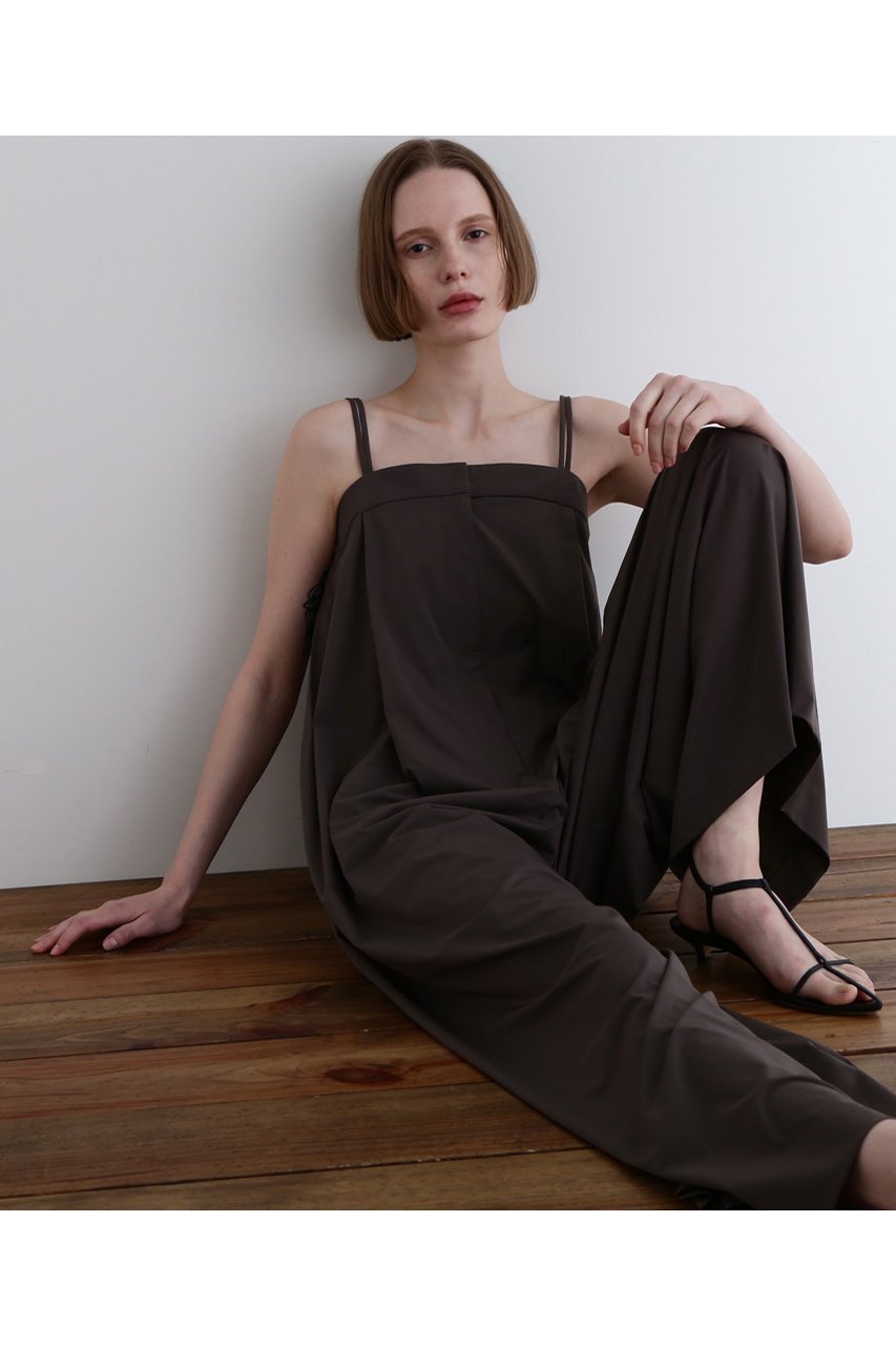 【ル フィル/LE PHIL】のナイロントリコットロンパース 人気、トレンドファッション・服の通販 founy(ファニー) 　ファッション　Fashion　レディースファッション　Fashion for Women　パンツ　Pants & Trousers　サロペット　Overalls, Salopette　シンプル　Simple, Minimal　センター　Center, Center Line　ドレープ　Drape, Draping Fabric　ビッグ　Big, Oversized　マニッシュ　Mannish, Boyish　メンズ　Men's, Menswear　エレガント 上品　Elegant　other-5|ID: prp329100004485242 ipo3291000000032810446