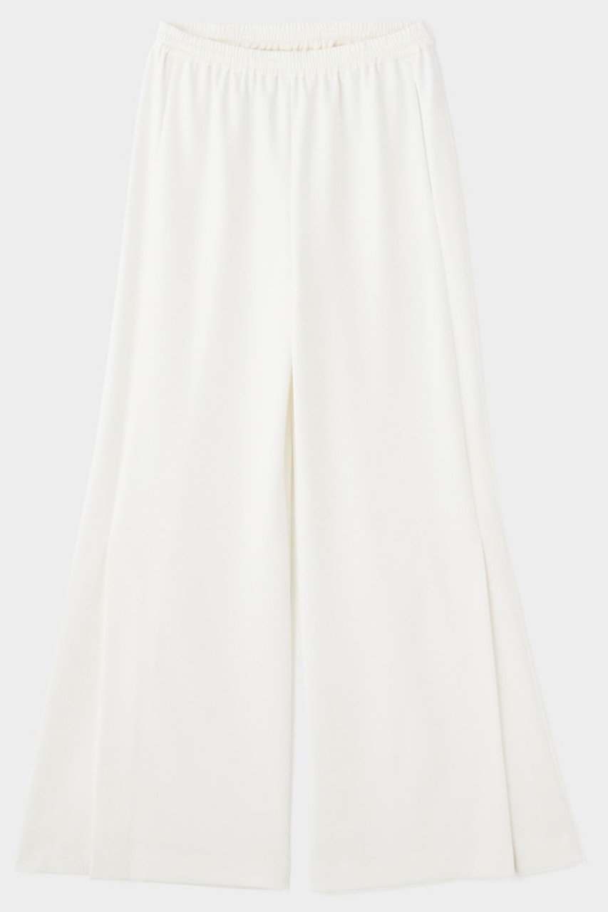 【ル フィル/LE PHIL】のストレッチジョーゼットパンツ インテリア・キッズ・メンズ・レディースファッション・服の通販 founy(ファニー) 　ファッション　Fashion　レディースファッション　Fashion for Women　パンツ　Pants & Trousers　サテン　Satin, Glossy Fabric　シンプル　Simple, Minimal　ジョーゼット　Georgette, Semi-Sheer Fabric　テクスチャー　Texture, Textured Fabric　ドレープ　Drape, Draping Fabric　ワイド　Wide, Wide Fit　エレガント 上品　Elegant　再入荷　Restock / Back in Stock　ホワイト|ID: prp329100004485243 ipo3291000000036884931