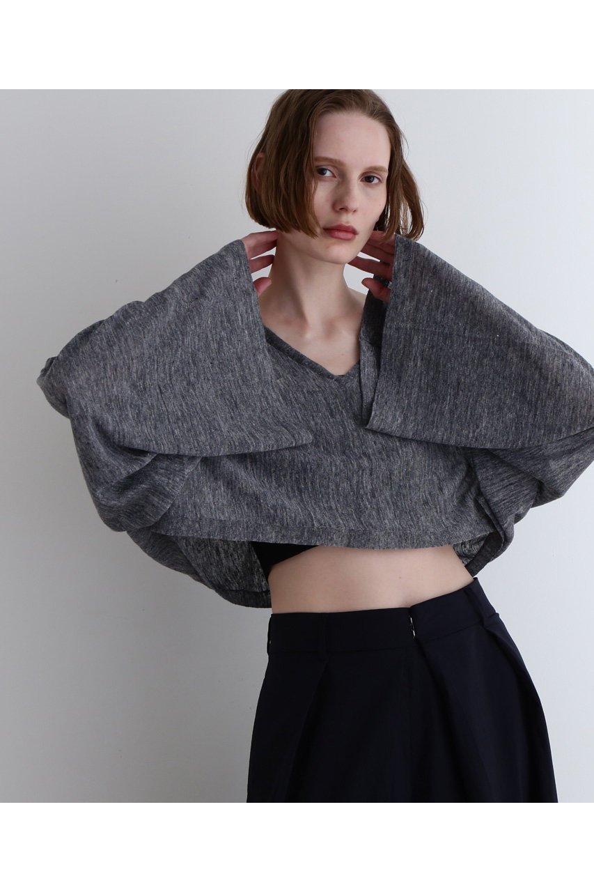 【ル フィル/LE PHIL】のシアーリネンクロップドカーデ 人気、トレンドファッション・服の通販 founy(ファニー) 　ファッション　Fashion　レディースファッション　Fashion for Women　トップス・カットソー　Cut & Sew Tops　カーディガン・羽織り　Layered Style Cardigans　シャツ・ブラウス・オフィスカジュアル　Elegant Blouses & Button-Ups　ロングTシャツ・Tシャツ　Longline T-Shirts & Tees　カットソー・ベーシックTシャツ　Cut-and-Sewn Tops / Stretch Tees & Basics　カーディガン　Cardigan, Knitwear　ショート　Short, Short Length　ネップ　Nepp, Slub Yarn　パターン　Pattern, Design Print　リネン　Linen, Linen Fabric　夏　Summer　other-4|ID: prp329100004485245 ipo3291000000035278059