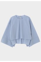 【ル フィル/LE PHIL】のクリスピーナイロンブラウス ブルー|ID: prp329100004485246 ipo3291000000036082358