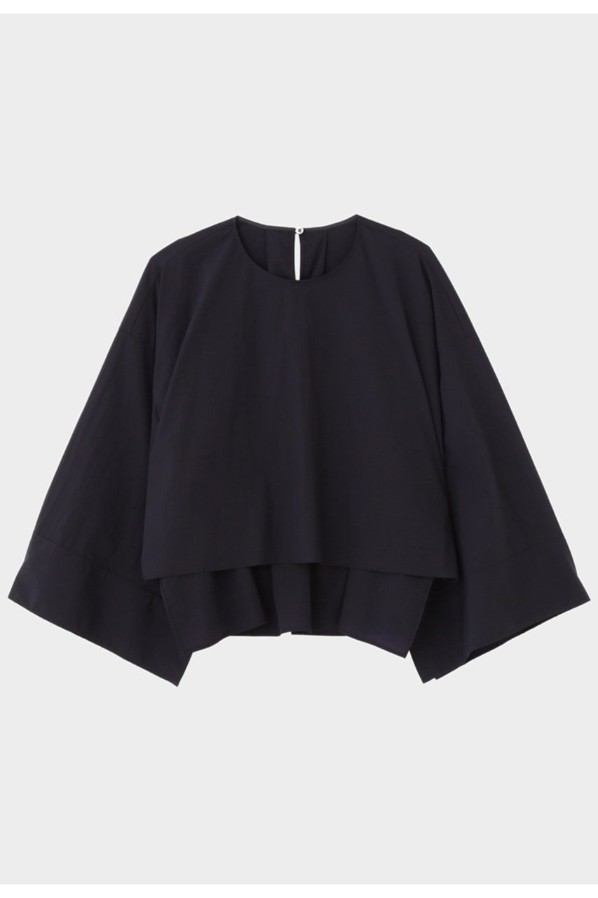 【ル フィル/LE PHIL】のクリスピーナイロンブラウス インテリア・キッズ・メンズ・レディースファッション・服の通販 founy(ファニー) 　ファッション　Fashion　レディースファッション　Fashion for Women　トップス・カットソー　Cut & Sew Tops　シャツ・ブラウス・オフィスカジュアル　Elegant Blouses & Button-Ups　ショート　Short, Short Length　ストレッチ　Stretch, Stretchy Fabric　スリーブ　Sleeve, Long Sleeve / Short Sleeve　ドレープ　Drape, Draping Fabric　フェミニン　Feminine, Girly　リップ　Lip, Lip Motif　ロング　Long, Long-Length　夏　Summer　軽量　Lightweight, Ultra Light　ネイビー|ID: prp329100004485246 ipo3291000000036082359