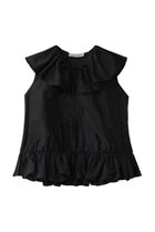 【デパリエ/DEPAREILLE】のワッシャータフタラッフルノースリーブブラウス 人気、トレンドファッション・服の通販 founy(ファニー) ファッション Fashion レディースファッション WOMEN トップス・カットソー Tops/Tshirt キャミソール / ノースリーブ No Sleeves シャツ/ブラウス Shirts/Blouses シンプル Simple ノースリーブ No Sleeve フェミニン Feminine thumbnail ブラック|ID: prp329100004485248 ipo3291000000031729551
