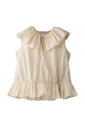 【デパリエ/DEPAREILLE】のワッシャータフタラッフルノースリーブブラウス 人気、トレンドファッション・服の通販 founy(ファニー) ファッション Fashion レディースファッション Fashion for Women トップス・カットソー Cut & Sew Tops キャミソール&ノースリーブ Camisoles & Sleeveless Tops シャツ・ブラウス・オフィスカジュアル Elegant Blouses & Button-Ups シンプル Simple, Minimal ノースリーブ Sleeveless, No-Sleeve フェミニン Feminine, Girly |ID:prp329100004485248