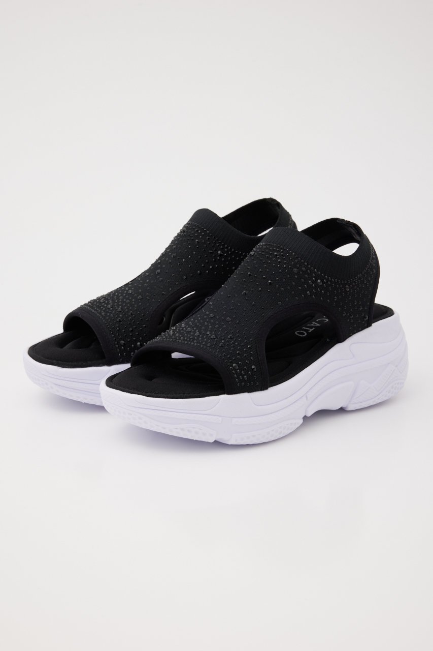 【スタッカート/STACCATO】のクリスタルカバーアップスポーツサンダル 人気、トレンドファッション・服の通販 founy(ファニー) 　ファッション　Fashion　レディースファッション　WOMEN　スポーツウェア　Sportswear　サンダル / ミュール　Sandals　クリスタル　Crystal　サンダル　Sandals　ストーン　Stone　スポーツ　Sports　フィット　Fit　定番　Standard　NEW・新作・新着・新入荷　New Arrivals　軽量　Lightweight　 other-1|ID: prp329100004485251 ipo3291000000031616827