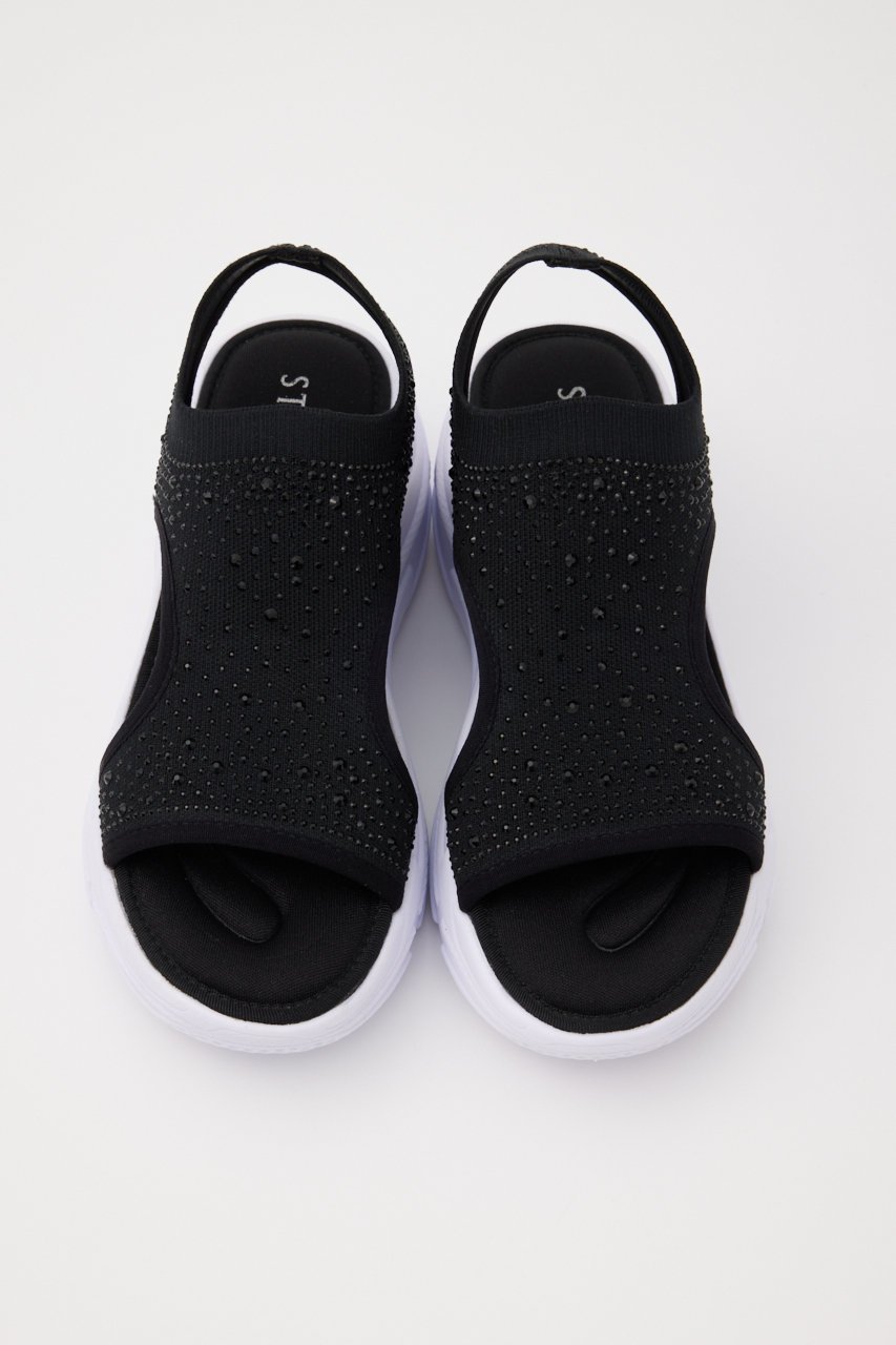 【スタッカート/STACCATO】のクリスタルカバーアップスポーツサンダル 人気、トレンドファッション・服の通販 founy(ファニー) 　ファッション　Fashion　レディースファッション　Fashion for Women　スポーツウェア　Functional & Stylish Sportswear　サンダル&ミュール　Sandals & Mules　クリスタル　Crystal, Swarovski　サンダル　Sandals, Summer Shoes　ストーン　Stone, Gem-Like　スポーツ　Sports, Activewear　フィット　Fit, Slim Fit　定番　Standard, Basic Item　軽量　Lightweight, Ultra Light　other-3|ID: prp329100004485251 ipo3291000000035502941