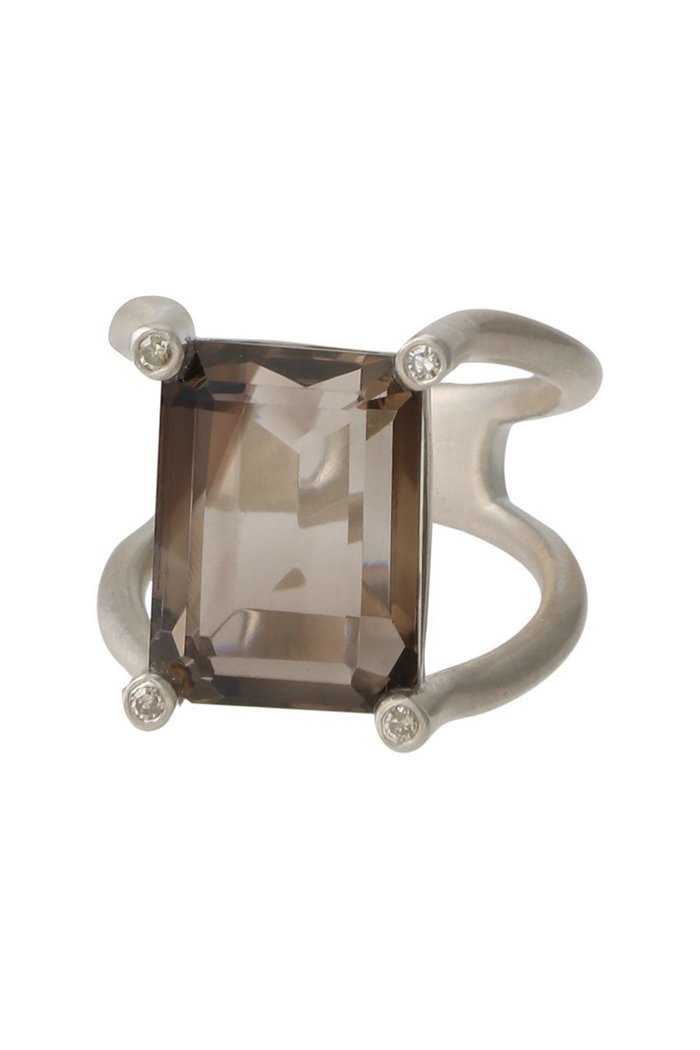 【アドリン ヒュー/Adlin Hue】のSmoky Quartz Nini リング インテリア・キッズ・メンズ・レディースファッション・服の通販 founy(ファニー) https://founy.com/ ファッション Fashion レディースファッション Fashion for Women ジュエリー Jewelry ストーン Stone, Gem-Like ダイヤモンド Diamond, Brilliant Cut モダン Modern, Contemporary |ID: prp329100004485256 ipo3291000000035788847