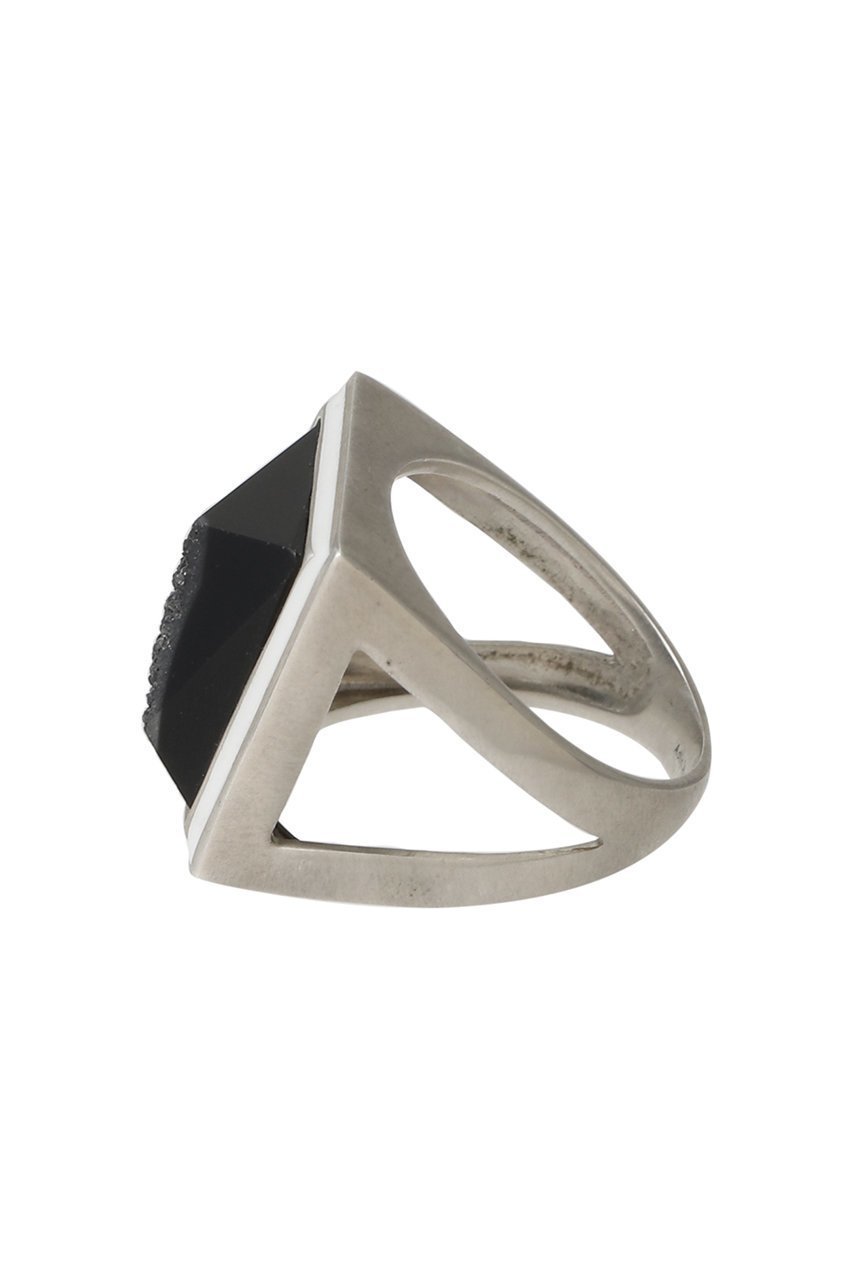 【アドリン ヒュー/Adlin Hue】のCrystallized Onyx One of a Kind Mibu リング 人気、トレンドファッション・服の通販 founy(ファニー) 　ファッション　Fashion　レディースファッション　Fashion for Women　ジュエリー　Jewelry　おすすめ　Recommended / Our Picks　スクエア　Square, Square Shape　ストーン　Stone, Gem-Like　フォルム　Silhouette, Form　モダン　Modern, Contemporary　ヴィンテージ　Vintage Style　other-3|ID: prp329100004485258 ipo3291000000035929105