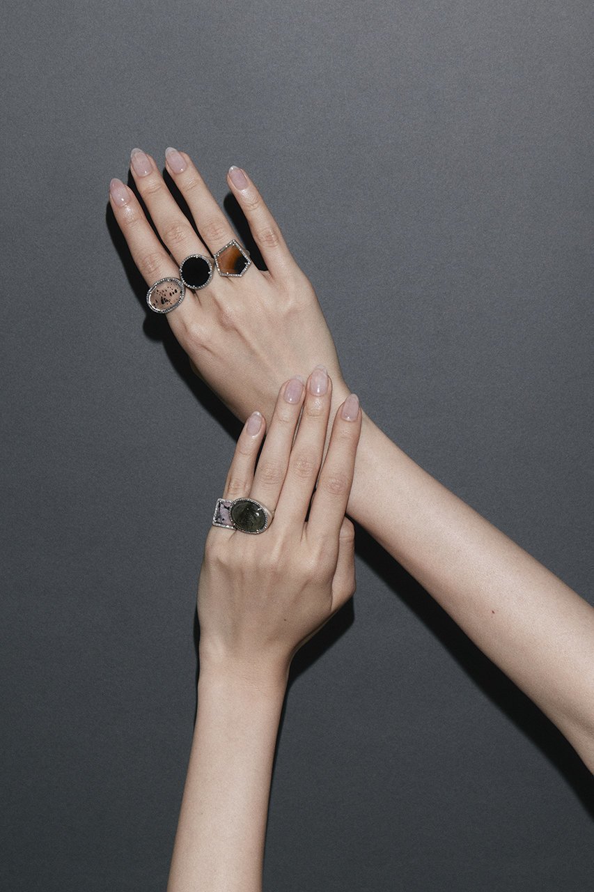 【アドリン ヒュー/Adlin Hue】のOnyx Canan リング 人気、トレンドファッション・服の通販 founy(ファニー) ファッション Fashion レディースファッション Fashion for Women ジュエリー Jewelry おすすめ Recommended / Our Picks クール Cool, Chic ストーン Stone, Gem-Like フォルム Silhouette, Form モダン Modern, Contemporary other-2|ID: prp329100004485269 ipo3291000000035579705