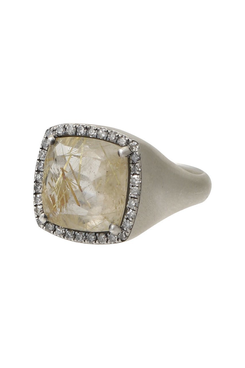 【アドリン ヒュー/Adlin Hue】のRutilated Quartz Canan Pinky リング インテリア・キッズ・メンズ・レディースファッション・服の通販 founy(ファニー) 　ファッション　Fashion　レディースファッション　Ladies' Fashion Online　おすすめ　Recommend　シェイプ　Shape　ストーン　Stone　モダン　Modern　クリア|ID: prp329100004485274 ipo3291000000031616996
