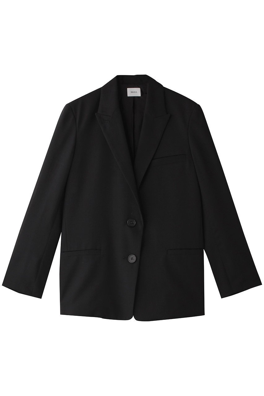 【ブリル/BRILL】のピークドジャケット インテリア・キッズ・メンズ・レディースファッション・服の通販 founy(ファニー) 　ファッション　Fashion　レディースファッション　Fashion for Women　アウター　Coat / Outerwear Collection　レディースジャケット・軽アウター　Jackets　ジャケット　Jacket, Outerwear　ブラック|ID: prp329100004485275 ipo3291000000032811227
