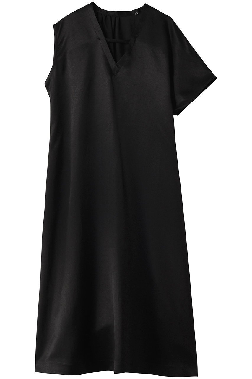 【ティーチ/TEECHI】のドレープクロスワンピース インテリア・キッズ・メンズ・レディースファッション・服の通販 founy(ファニー) 　ファッション　Fashion　レディースファッション　Fashion for Women　ワンピース　Dresses　チュニック　Tunic Tops & Dresses　ショルダー　Shoulder, Shoulder Strap　スタンド　Stand Collar, Upright Stand　チュニック　Tunic, Long Top　ドレープ　Drape, Draping Fabric　リボン　Ribbon, Bow　ブラック|ID: prp329100004485277 ipo3291000000032863685