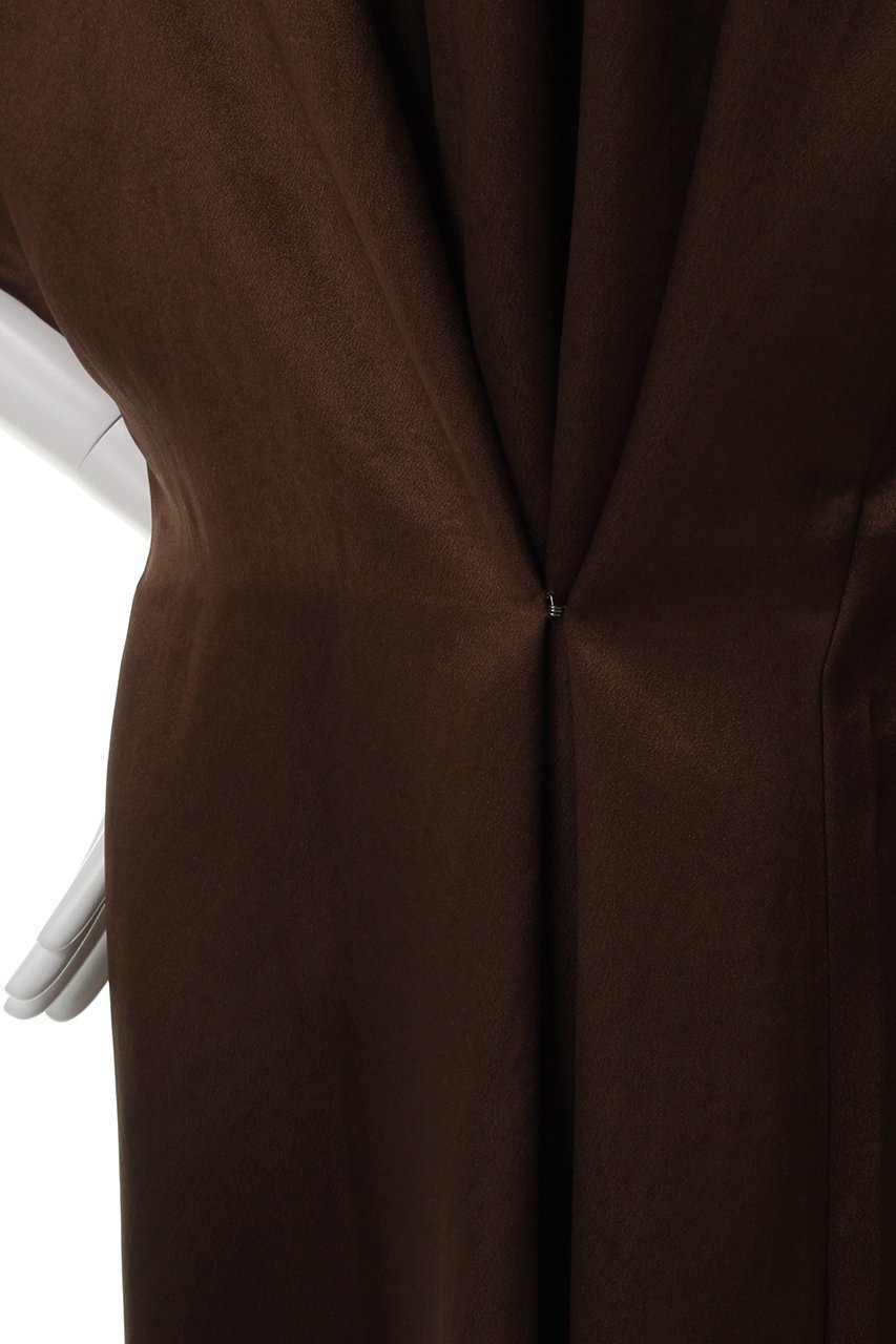 【ティーチ/TEECHI】のドレープクロスワンピース 人気、トレンドファッション・服の通販 founy(ファニー) 　ファッション　Fashion　レディースファッション　Fashion for Women　ワンピース　Dresses　チュニック　Tunic Tops & Dresses　ショルダー　Shoulder, Shoulder Strap　スタンド　Stand Collar, Upright Stand　チュニック　Tunic, Long Top　ドレープ　Drape, Draping Fabric　リボン　Ribbon, Bow　other-6|ID: prp329100004485277 ipo3291000000032863708