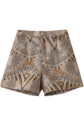 【ティーチ/TEECHI】 メタルジャカードショートパンツ人気、トレンドファッション・服の通販 founy(ファニー) ファッション Fashion レディースファッション Fashion for Women パンツ Pants & Trousers ショートパンツ・ハーフパンツ High-Waisted & Relaxed Shorts ショート Short, Short Length ジャカード／ジャガード Jacquard, Woven Pattern ボトム Bottoms, Lower Wear メタリック Metallic, Shiny Finish 再入荷 Restock / Back in Stock |ID:prp329100004485279