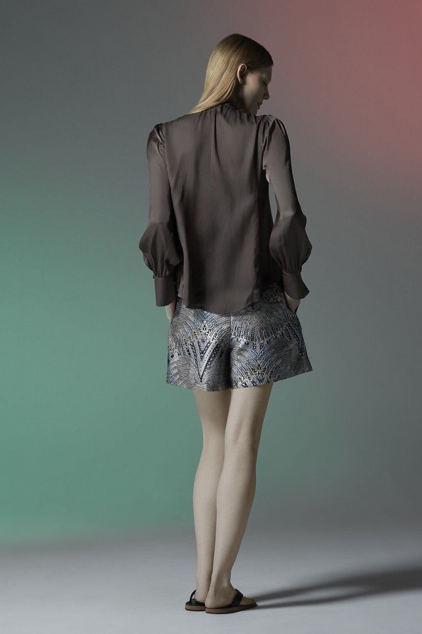 【ティーチ/TEECHI】のメタルジャカードショートパンツ 人気、トレンドファッション・服の通販 founy(ファニー) 　ファッション　Fashion　レディースファッション　Fashion for Women　パンツ　Pants & Trousers　ショートパンツ・ハーフパンツ　High-Waisted & Relaxed Shorts　ショート　Short, Short Length　ジャカード／ジャガード　Jacquard, Woven Pattern　ボトム　Bottoms, Lower Wear　メタリック　Metallic, Shiny Finish　other-7|ID: prp329100004485279 ipo3291000000035418312