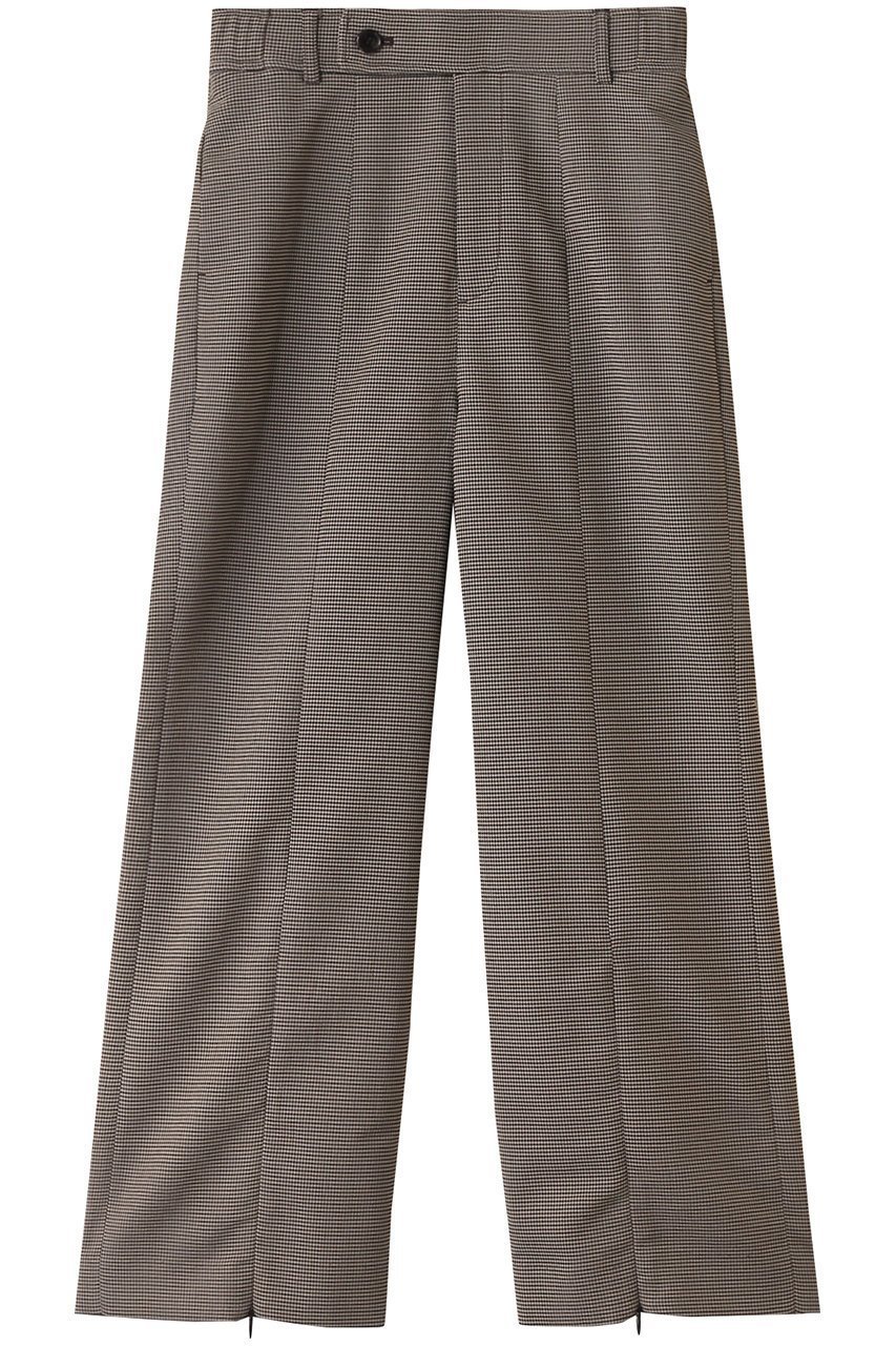 【ティーチ/TEECHI】のシアーフレアパンツ インテリア・キッズ・メンズ・レディースファッション・服の通販 founy(ファニー) 　ファッション　Fashion　レディースファッション　Fashion for Women　パンツ　Pants & Trousers　ストレッチ　Stretch, Stretchy Fabric　スリット　Slit, Slit Detail　フロント　Front, Front Design　エレガント 上品　Elegant　ブラウン|ID: prp329100004485281 ipo3291000000036099472