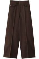 【ティーチ/TEECHI】のエアータッチツイルワイドパンツ ブラウン|ID: prp329100004485284 ipo3291000000035767878