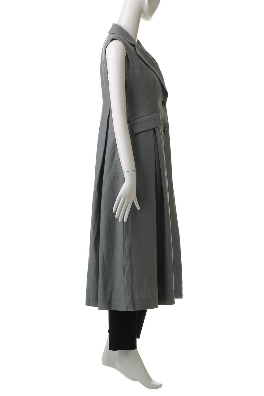 【ティーチ/TEECHI】のテーラードロングジレ 人気、トレンドファッション・服の通販 founy(ファニー) 　ファッション　Fashion　レディースファッション　Fashion for Women　アウター　Coat / Outerwear Collection　レディースジャケット・軽アウター　Jackets　シンプル　Simple, Minimal　ジャケット　Jacket, Outerwear　スマート　Smart, Elegant　ベスト　Vest, Waistcoat　ポケット　Pocket, Pocket Detail　再入荷　Restock / Back in Stock　other-3|ID: prp329100004485291 ipo3291000000035369793