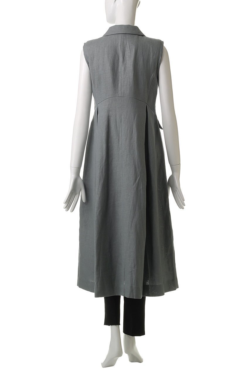 【ティーチ/TEECHI】のテーラードロングジレ 人気、トレンドファッション・服の通販 founy(ファニー) 　ファッション　Fashion　レディースファッション　Fashion for Women　アウター　Coat / Outerwear Collection　レディースジャケット・軽アウター　Jackets　シンプル　Simple, Minimal　ジャケット　Jacket, Outerwear　スマート　Smart, Elegant　ベスト　Vest, Waistcoat　ポケット　Pocket, Pocket Detail　再入荷　Restock / Back in Stock　other-4|ID: prp329100004485291 ipo3291000000035369794