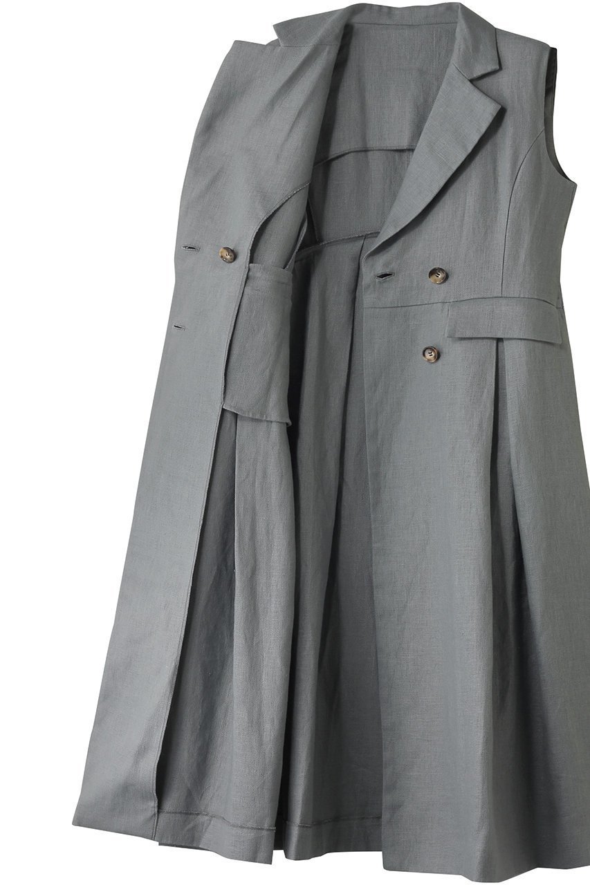 【ティーチ/TEECHI】のテーラードロングジレ 人気、トレンドファッション・服の通販 founy(ファニー) 　ファッション　Fashion　レディースファッション　Fashion for Women　アウター　Coat / Outerwear Collection　レディースジャケット・軽アウター　Jackets　シンプル　Simple, Minimal　ジャケット　Jacket, Outerwear　スマート　Smart, Elegant　ベスト　Vest, Waistcoat　ポケット　Pocket, Pocket Detail　再入荷　Restock / Back in Stock　other-6|ID: prp329100004485291 ipo3291000000035369796