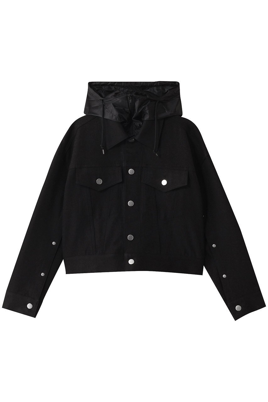 【ティーチ/TEECHI】のエアータッチツイルジャケット インテリア・キッズ・メンズ・レディースファッション・服の通販 founy(ファニー) 　ファッション　Fashion　レディースファッション　WOMEN　アウター　Coat Outerwear　ジャケット　Jackets　ショート　Short　ジャケット　Jacket　NEW・新作・新着・新入荷　New Arrivals　ブラック|ID: prp329100004485292 ipo3291000000031617372