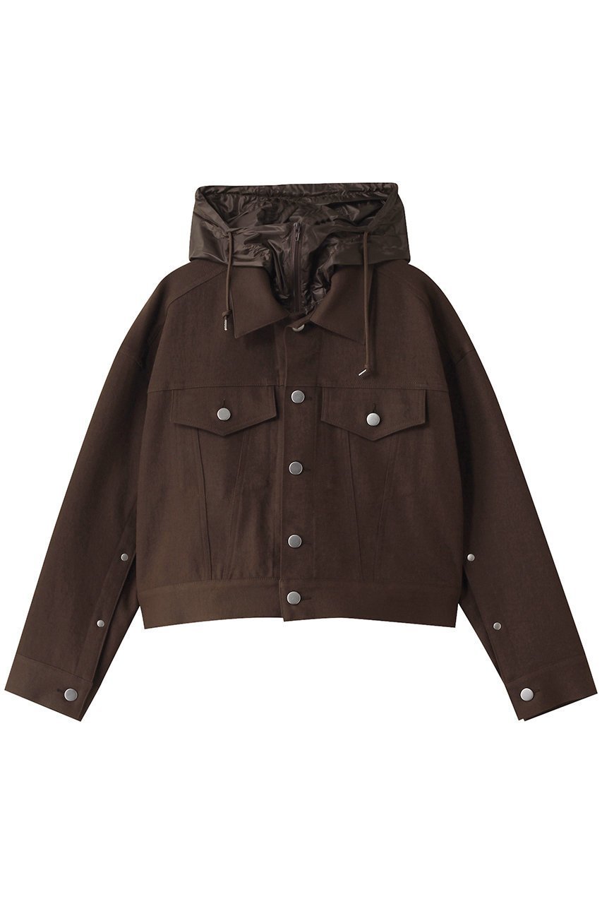 【ティーチ/TEECHI】のエアータッチツイルジャケット インテリア・キッズ・メンズ・レディースファッション・服の通販 founy(ファニー) 　ファッション　Fashion　レディースファッション　Fashion for Women　アウター　Coat / Outerwear Collection　レディースジャケット・軽アウター　Jackets　ショート　Short, Short Length　ジャケット　Jacket, Outerwear　ブラウン|ID: prp329100004485292 ipo3291000000032953650