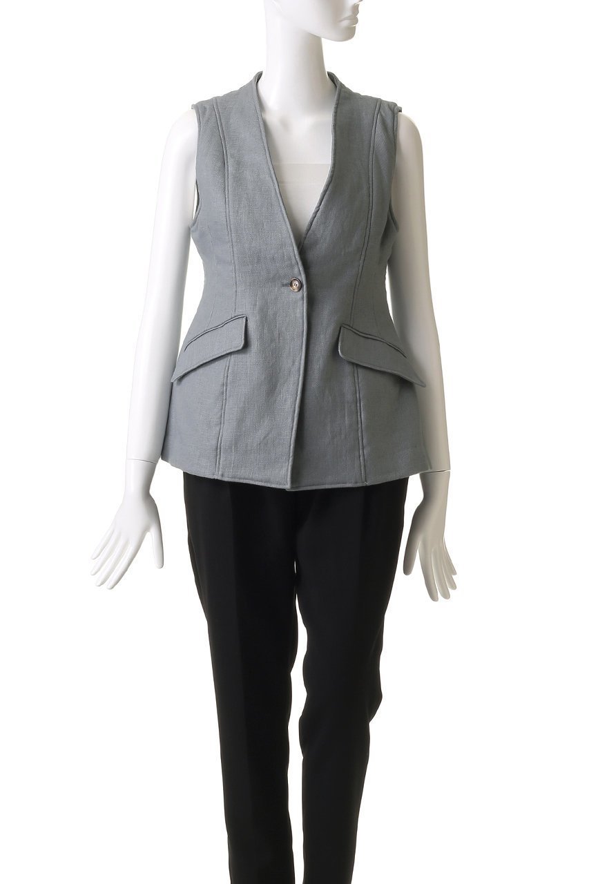 【ティーチ/TEECHI】のテーラードジレ 人気、トレンドファッション・服の通販 founy(ファニー) 　ファッション　Fashion　レディースファッション　Fashion for Women　アウター　Coat / Outerwear Collection　レディースジャケット・軽アウター　Jackets　ジャケット　Jacket, Outerwear　ベスト　Vest, Waistcoat　エレガント 上品　Elegant　other-2|ID: prp329100004485293 ipo3291000000032953700