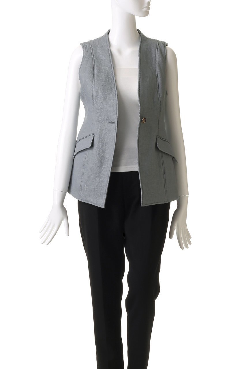 【ティーチ/TEECHI】のテーラードジレ 人気、トレンドファッション・服の通販 founy(ファニー) 　ファッション　Fashion　レディースファッション　Fashion for Women　アウター　Coat / Outerwear Collection　レディースジャケット・軽アウター　Jackets　ジャケット　Jacket, Outerwear　ベスト　Vest, Waistcoat　エレガント 上品　Elegant　other-7|ID: prp329100004485293 ipo3291000000032953717