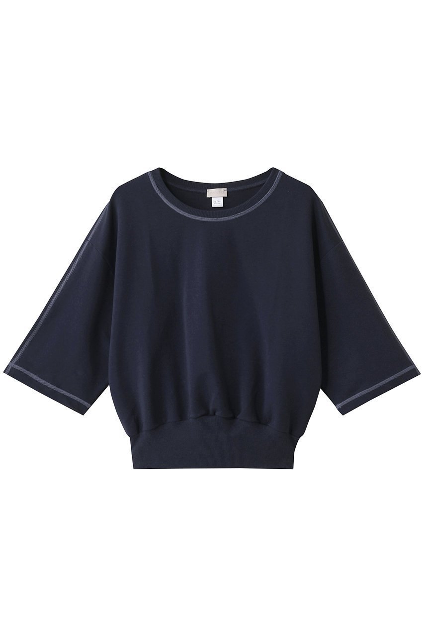 【ハンロ/HANRO】の半袖トップス インテリア・キッズ・メンズ・レディースファッション・服の通販 founy(ファニー) 　ファッション　Fashion　レディースファッション　WOMEN　トップス・カットソー　Tops/Tshirt　パジャマ　Pajamas　リラックス　Relax　半袖　Short Sleeve　NEW・新作・新着・新入荷　New Arrivals　ネイビー|ID: prp329100004485295 ipo3291000000031874361