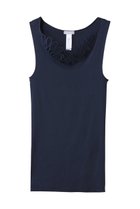 【ハンロ/HANRO】のレース付きタンクトップ ネイビー|ID: prp329100004485299 ipo3291000000035757206