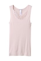 【ハンロ/HANRO】のレース付きタンクトップ ピンク|ID: prp329100004485299 ipo3291000000035757207